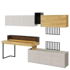 Meble Młodzieżowe|Zestawy Mebli Młodzieżowych>lenart. Meblościanka młodzieżowa z biurkiem TEEN FLEX