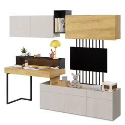 Meble Młodzieżowe|Zestawy Mebli Młodzieżowych>lenart. Meblościanka młodzieżowa z biurkiem TEEN FLEX