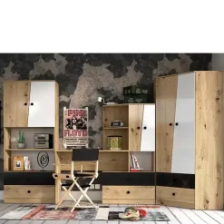 Zestawy Mebli Młodzieżowych>DOMEL Meblościanka młodzieżowa z szafą MONACO