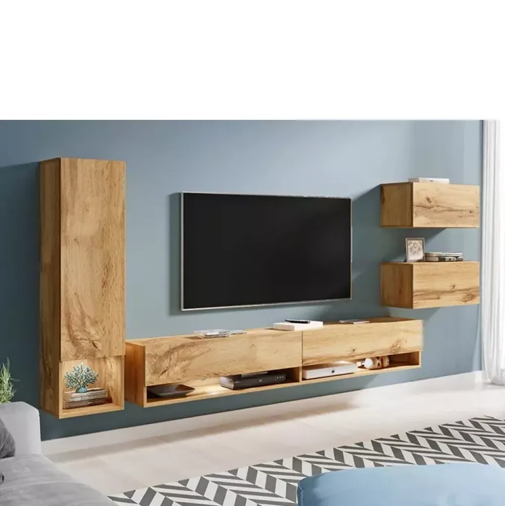 Meblościanki>BRATEX Meblościanka rtv MADERA dąb wotan