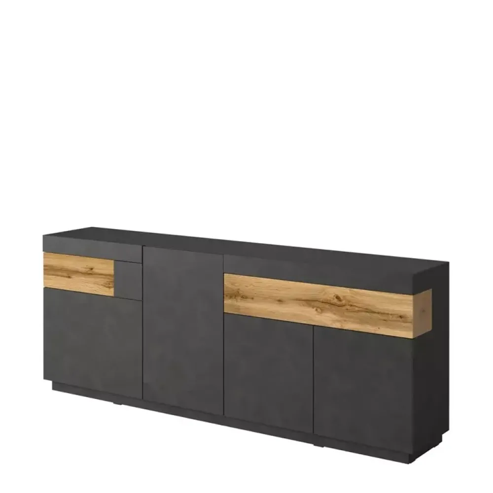 Meblościanki|Zestawy Mebli Do Salonu>Helvetia Meblościanka w stylu nowoczesnym KOBE