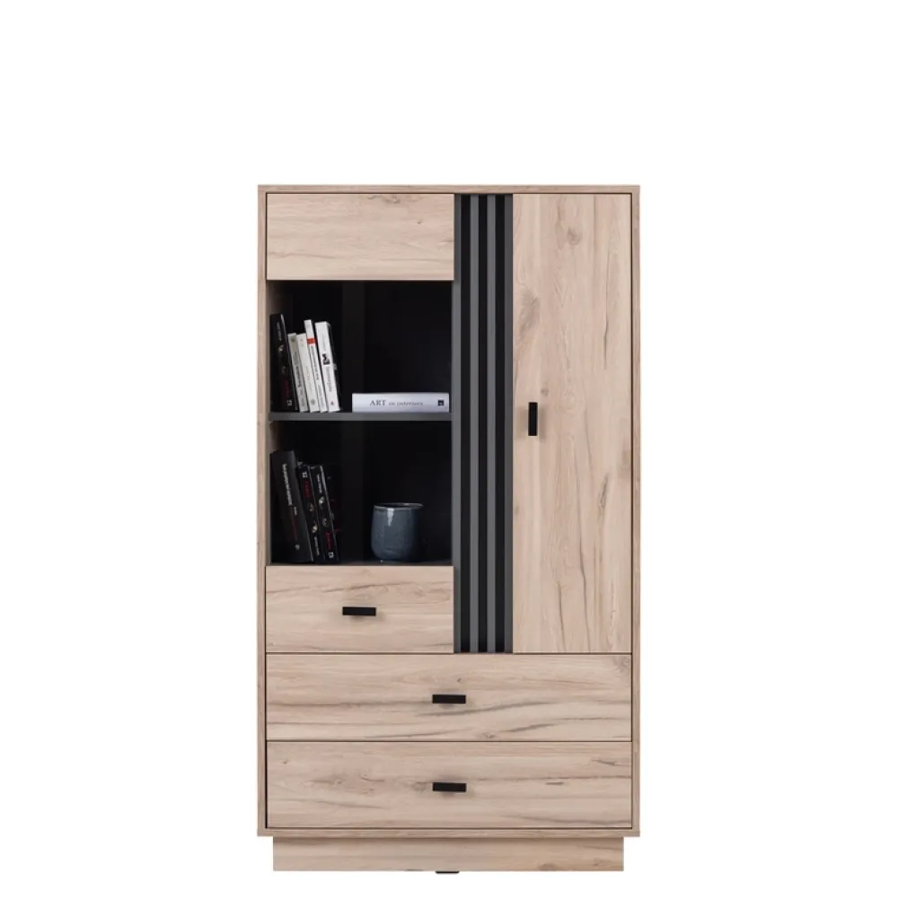 Zestawy Mebli Do Salonu|Meblościanki>MEBLAR Meblościanka z ławą do salonu AGRA