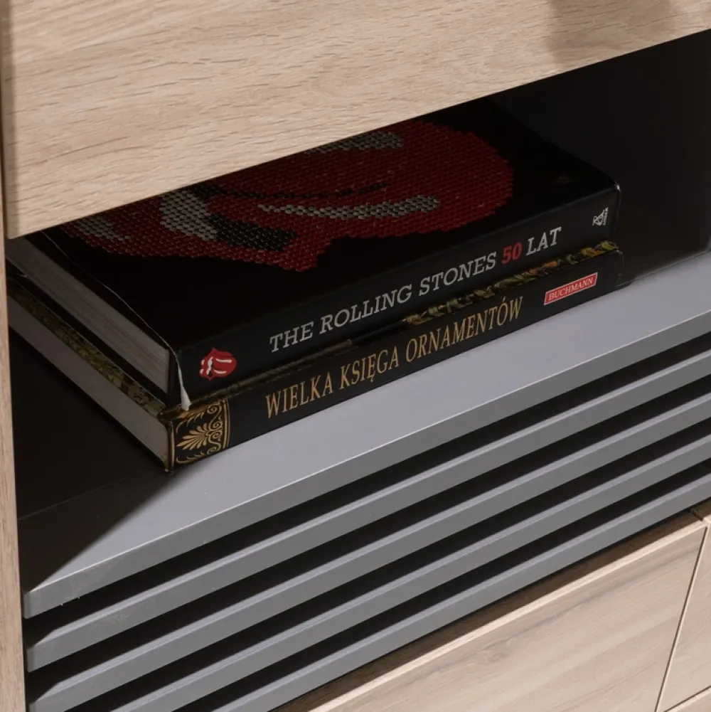 Zestawy Mebli Do Salonu|Meblościanki>MEBLAR Meblościanka z ławą do salonu AGRA