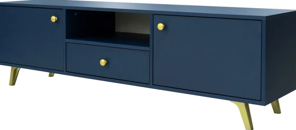 Szafki Rtv>Stolar Minimalistyczna szafka RTV do salonu 160 cm SELMA