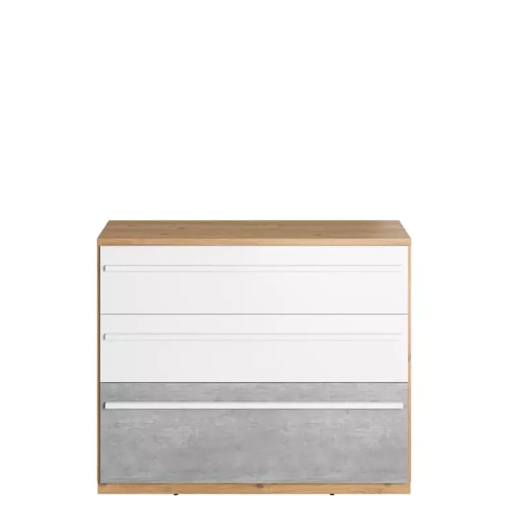 Zestawy Mebli Młodzieżowych|Komody>lenart. Młodzieżowa komoda z szufladami 110 cm PLANO