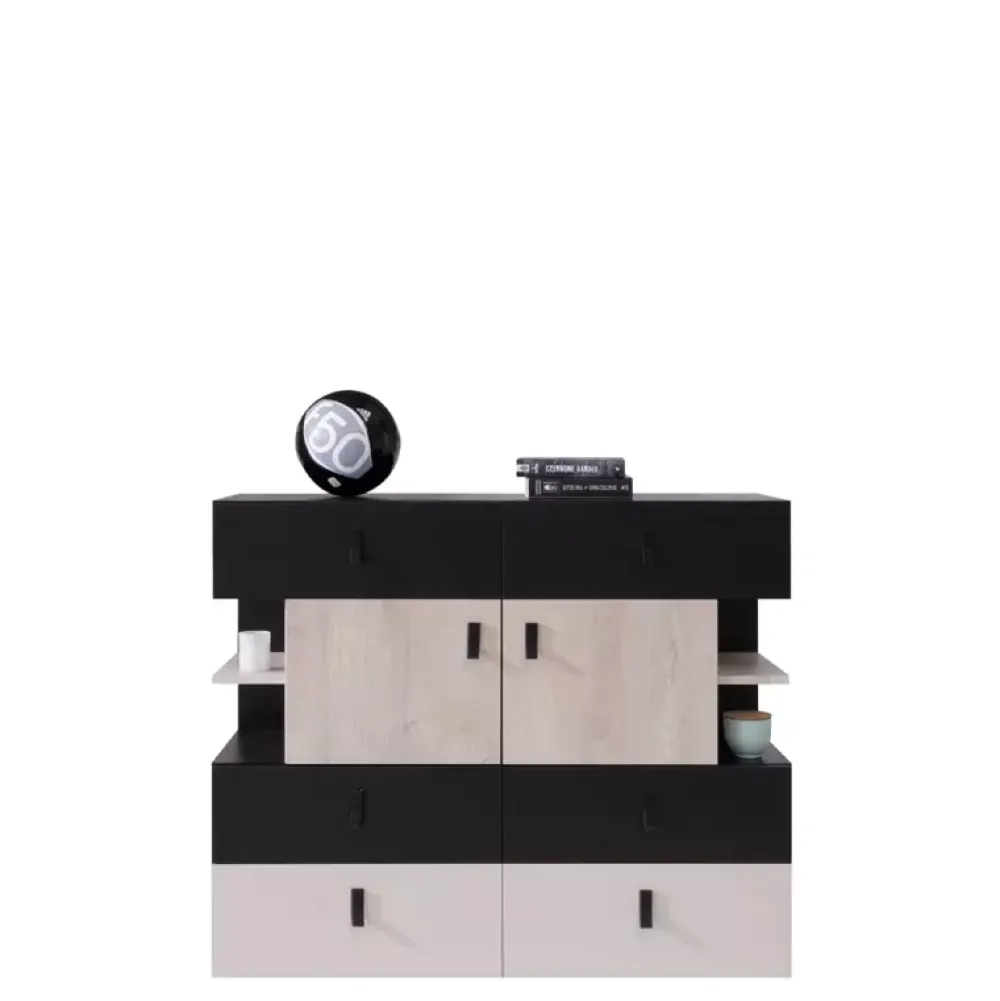 Zestawy Mebli Młodzieżowych|Komody>MEBLAR Młodzieżowa komoda z szufladami PRESSCOT