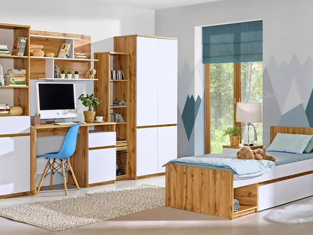 Meble Młodzieżowe|Zestawy Mebli Młodzieżowych>DOLMAR Młodzieżowa komoda z szufladami 80 cm ANETT