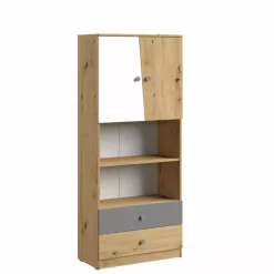 Zestawy Mebli Młodzieżowych>DOMEL Młodzieżowa meblościanka Dąb Artisan MONACO