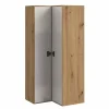 Meble Dla Dzieci|Meble Młodzieżowe>DOMEL Młodzieżowa szafa narożna Dąb Artisan INDEX