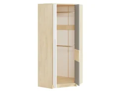 Zestawy Mebli Młodzieżowych|Szafy Dwudrzwiowe>ML Meble Młodzieżowa szafa narożna w stylu skandynawskim DROP