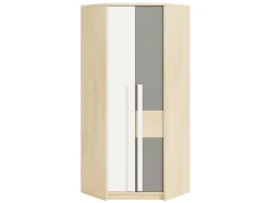 Zestawy Mebli Młodzieżowych|Szafy Dwudrzwiowe></noscript>ML Meble Młodzieżowa szafa narożna w stylu skandynawskim DROP