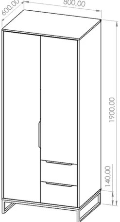 Zestawy Mebli Młodzieżowych|Szafy Dwudrzwiowe><noscript><img width=