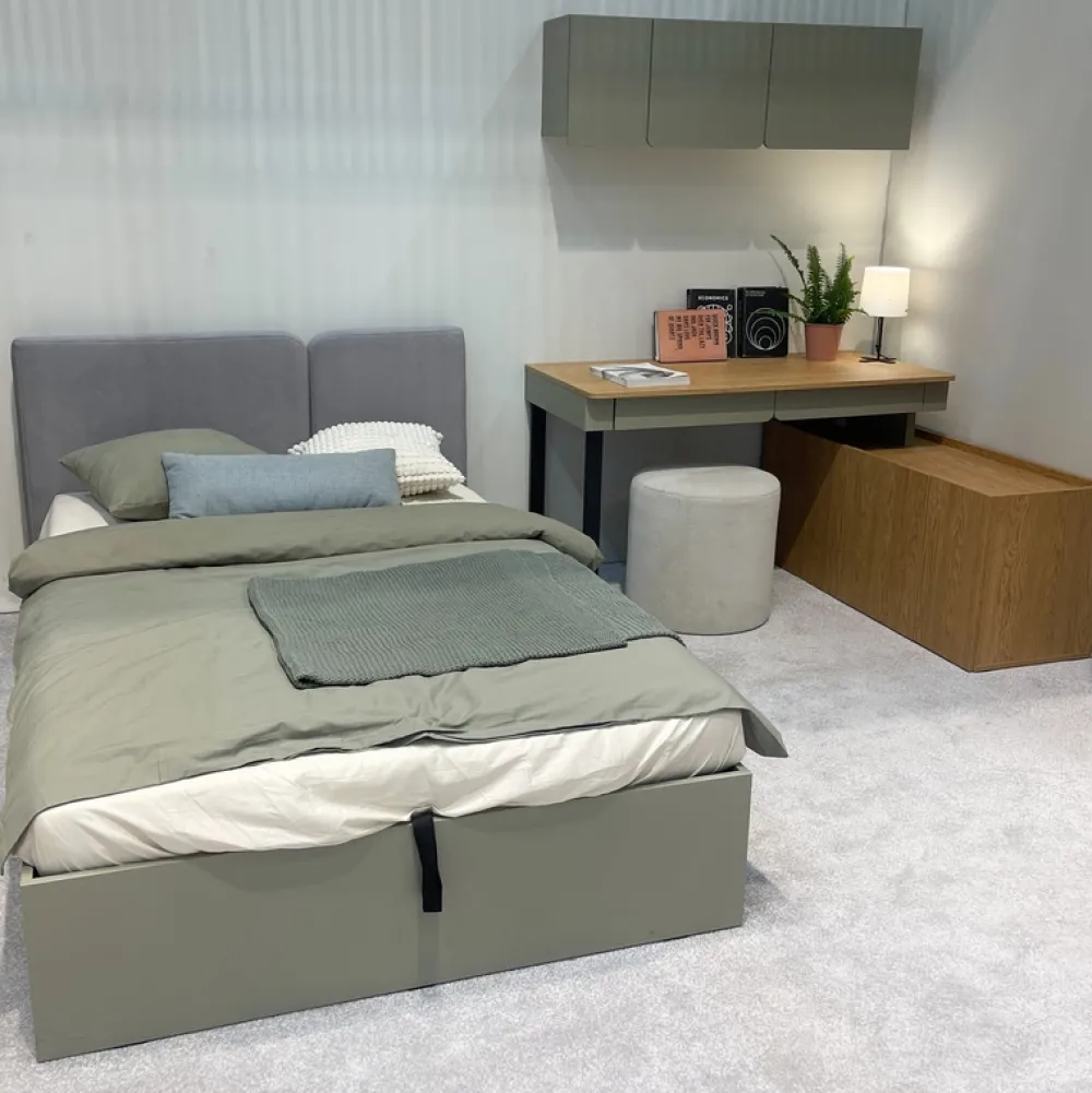 Meble Dla Dzieci|Meble Młodzieżowe>MEBLAR Młodzieżowa szafka wisząca 120 cm LISSARO eukaliptus