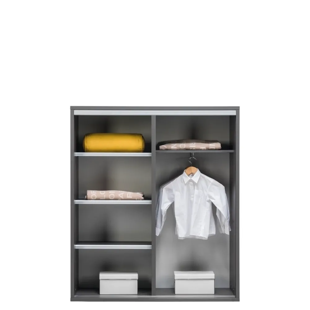 Zestawy Mebli Młodzieżowych|Komody>MARIDEX Młodzieżowa szafka z półkami drzwi przesuwne 140 cm ZENTO