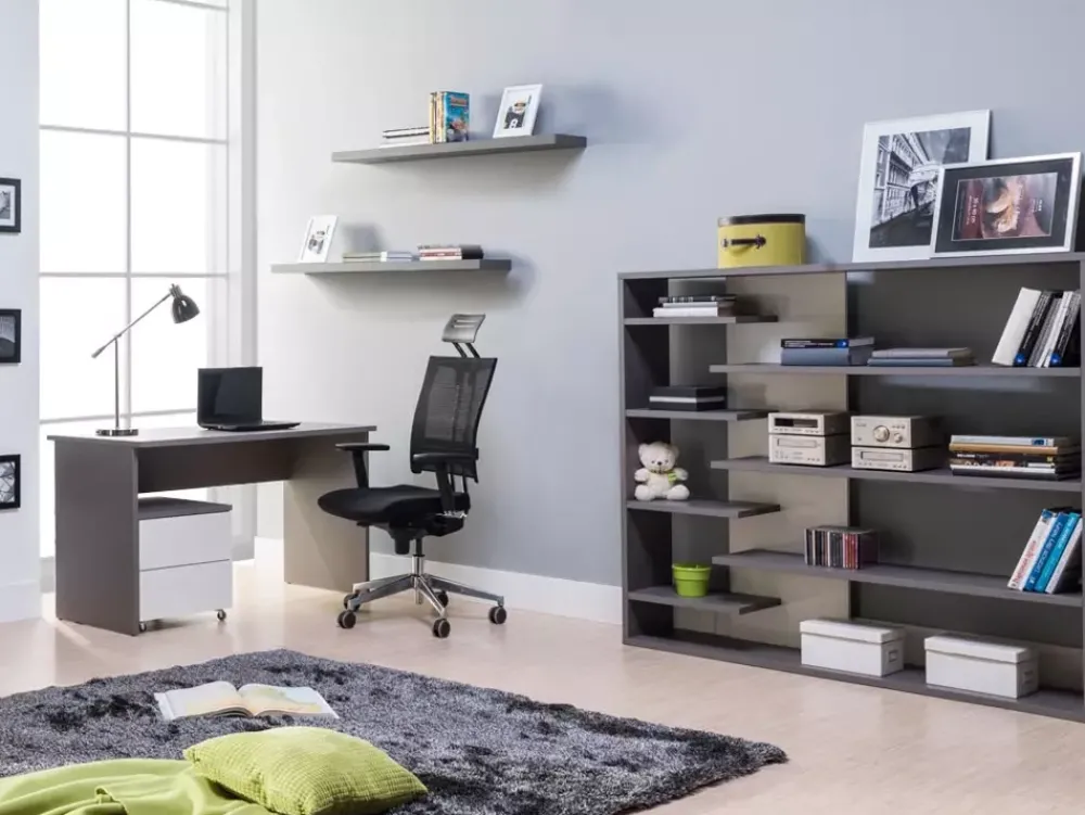 Zestawy Mebli Młodzieżowych|Komody>MARIDEX Młodzieżowa szafka z półkami drzwi przesuwne 140 cm ZENTO