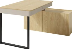 Biurka|Meble Dla Dzieci>MEBLAR Młodzieżowe biurko z komodą i szufladami 125 cm LISSARO