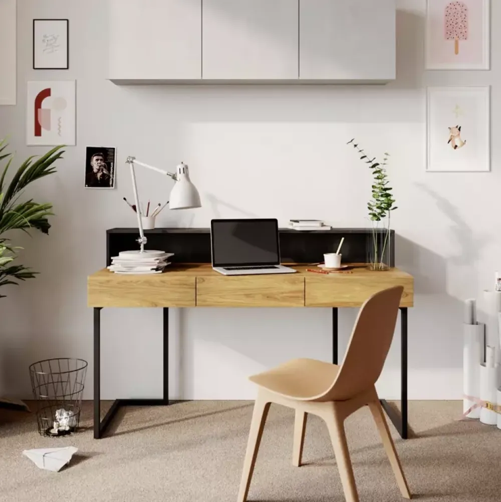 Biurka|Meble Młodzieżowe>lenart. Młodzieżowe biurko z szufladami 150 cm loft TEEN FLEX