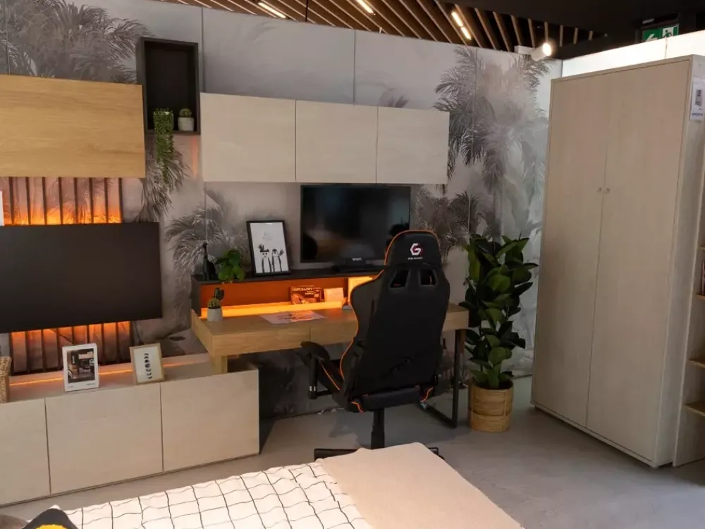 Biurka|Meble Młodzieżowe>lenart. Młodzieżowe biurko z szufladami 150 cm loft TEEN FLEX