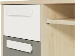 Biurka|Zestawy Mebli Młodzieżowych></noscript>ML Meble Młodzieżowe biurko z szufladą pod komputer DROP buk fjord