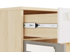 Biurka|Zestawy Mebli Młodzieżowych></noscript>ML Meble Młodzieżowe biurko z szufladą pod komputer DROP buk fjord