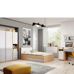 Meble Młodzieżowe|Łóżka Młodzieżowe></noscript>lenart. Młodzieżowe łóżko ze stelażem 120x200 cm PLANO