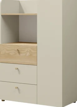 Meble Młodzieżowe|Zestawy Mebli Młodzieżowych>JUREK Młodzieżowy mały regał z drzwiami i szufladami 80 cm YOKO