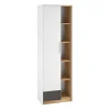 Zestawy Mebli Młodzieżowych>ML Meble Młodzieżowy nowoczesny regał półotwarty 64 cm TORINO cichy domyk