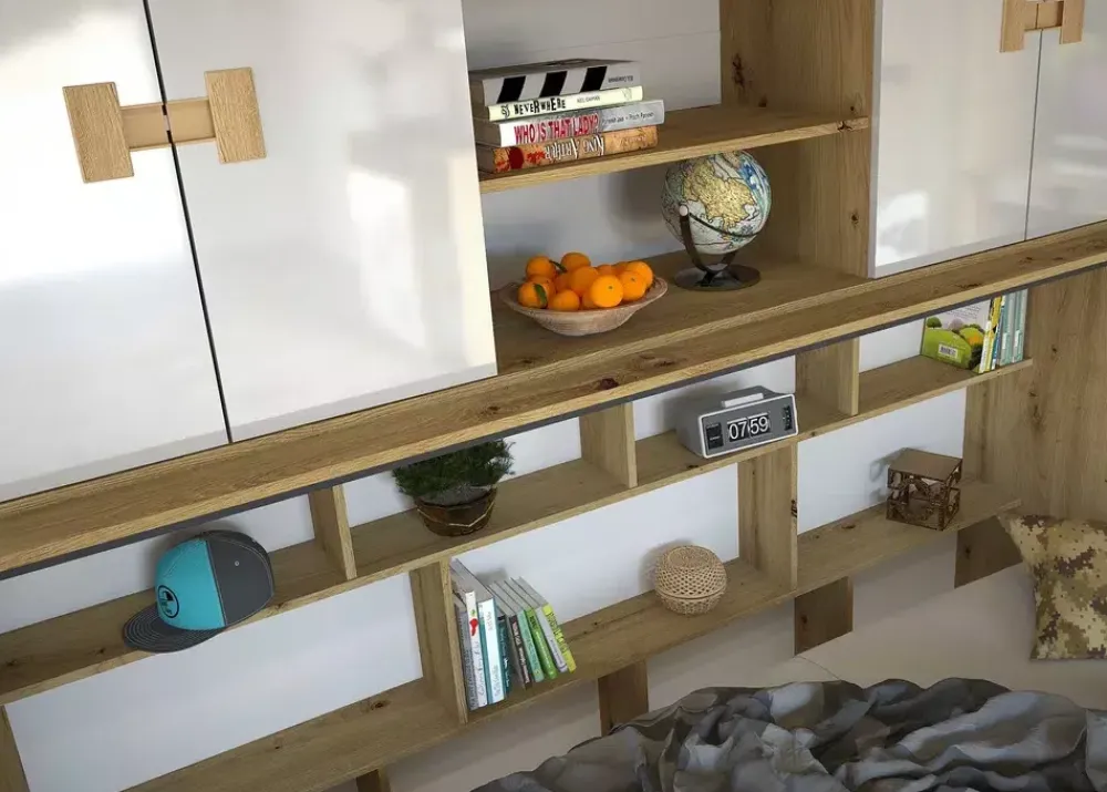 Meble Dla Dzieci|Meble Młodzieżowe>DOMEL Młodzieżowy półkotapczan poziomy INDEX