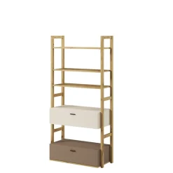 Zestawy Mebli Młodzieżowych>lenart. Młodzieżowy regał na książki z szufladami LENNY 85 cm