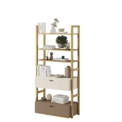 Zestawy Mebli Młodzieżowych>lenart. Młodzieżowy regał na książki z szufladami LENNY 85 cm