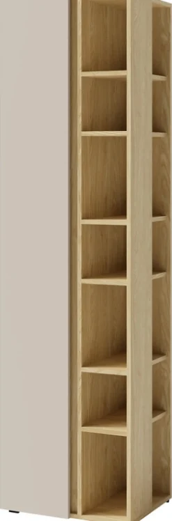 Regały Na Książki|Meble Młodzieżowe>MEBLAR Młodzieżowy regał wysoki 55 cm na książki półotwarty LISSARO