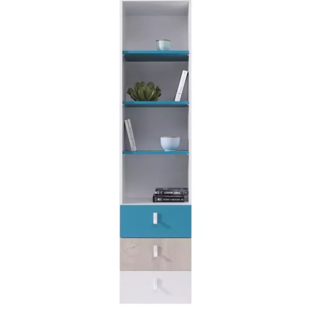 Zestawy Mebli Młodzieżowych>MEBLAR Młodzieżowy regał z szufladami PRESSCOT