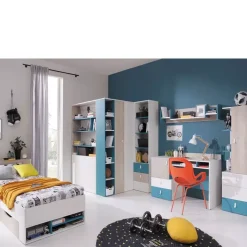 Zestawy Mebli Młodzieżowych>MEBLAR Młodzieżowy regał z szufladami PRESSCOT