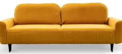 Meble Dla Dzieci|Kanapy I Sofy>LASKI Musztardowa kanapa rozkładana do salonu VELINA welurowa