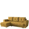 Meble Dla Dzieci|Meble Młodzieżowe>BROMARKT Musztardowa rozkładana kanapa narożna do salonu DOMI