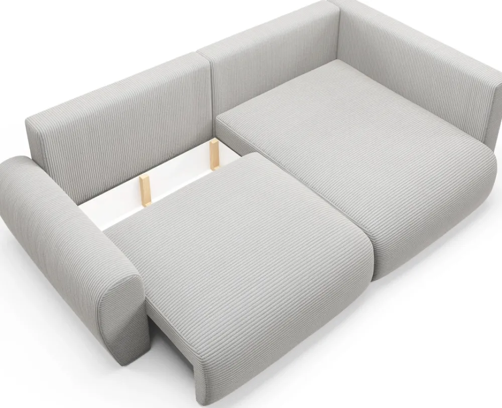 Meble Dla Dzieci|Narożniki>BROMARKT Musztardowy narożnik do salonu z funkcją spania PATI DUO