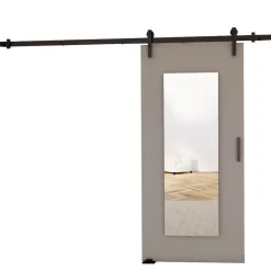 Drzwi Przesuwne>przesuwne.com Naścienne drzwi przesuwne 70 cm do garderoby CAPPE szary