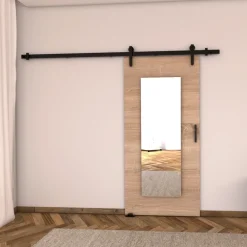 Drzwi Przesuwne>przesuwne.com Naścienne drzwi przesuwne do pokoju 90 cm CAPPE dąb sonoma