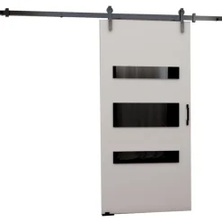 Drzwi Przesuwne>przesuwne.com Naścienne drzwi przesuwne do garderoby 80 cm VASTO białe