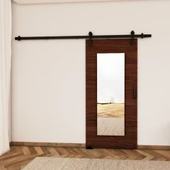 Drzwi Przesuwne>przesuwne.com Naścienne drzwi przesuwne do garderoby 100 cm CAPPE wenge