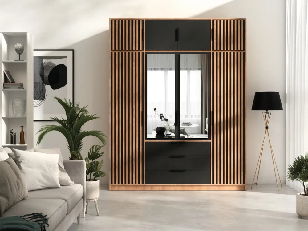 Pozostałe|Akcesoria Do Szaf>Stolar Nadstawka do szafy 196 cm BILL czarny