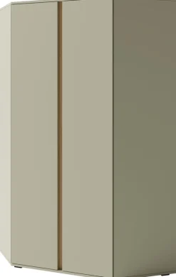 Meble Dla Dzieci|Meble Młodzieżowe>MEBLAR Narożna szafa 95x95 cm młodzieżowa uchylna z drążkami i półkami LISSARO