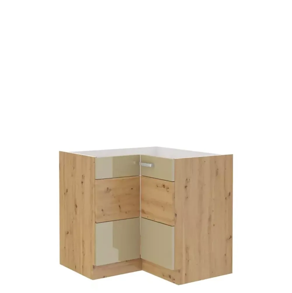 Meble Kuchenne>Lempert Narożna szafka kuchenna dolna Cappucino AGATA