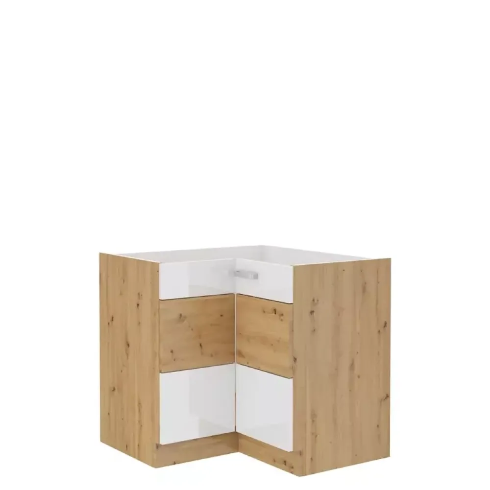 Meble Kuchenne>Lempert Narożna szafka kuchenna dolna Biały AGATA