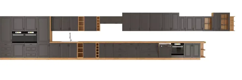 Meble Kuchenne>Lempert Narożna szafka wisząca 60x60 cm STYLE