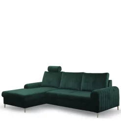 Meble Dla Dzieci|Narożniki>LASKI Narożnik butelkowa zieleń NANCY