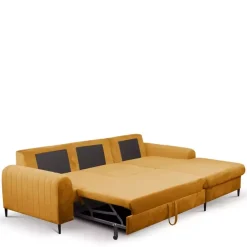 Meble Dla Dzieci|Narożniki></noscript>LASKI Narożnik do salonu musztardowy NANCY