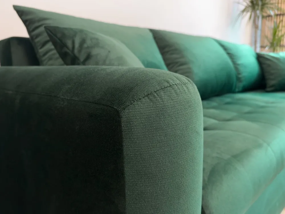 Meble Dla Dzieci|Meble Młodzieżowe>BROMARKT Narożnik musztardowy do salonu ze spaniem LUIS