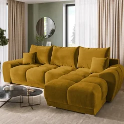 Narożniki>BROMARKT Narożnik musztardowy NUBES