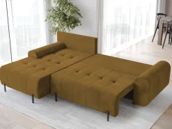 Meble Dla Dzieci|Narożniki>BROMARKT Narożnik musztardowy z funkcją spania ARCO